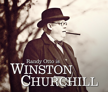 Randy Otto is Winston Churchill: The Blitz